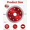5Pcs Diamond Saw Blades, 4-1/2" Tile Grinder Cutting Blade for