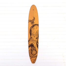 Headwaters Studio Surf Board Growth Chart - Wooden Surfboard Decor, Small Surfboard, Baby Growth Chart for Wall, Baby Wall Growth Chart, Baby Measuring Board, Grow Chart for Wall Kids - 57"x10.5"