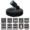 BERGUSTCH Rechargeable Spotlight Indoor, Battery Operated Picture Light with Remote,
