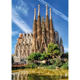 Jumbo 18835 Premium Collection-Sagrada Familia View, Barcelona 1000 Piece Jigsaw Puzzle