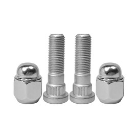 Mysttoo 4PCS M12x1.25 Wheel Lug Stud Nut Set Compatible with Nissan Rogue Altima Frontier Murano Pathfinder 200SX 350Z Maxima GT-R Cube Infiniti G20 M35 G35 M45 Q45 611-114 40224ZN50A