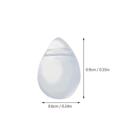 COHEALI 50pcs Teardrop Glass Beads for Jewelry Making Color for DIY Accessories Versatile for Hanfu Clothing Bracelet Charms and Earring Designs