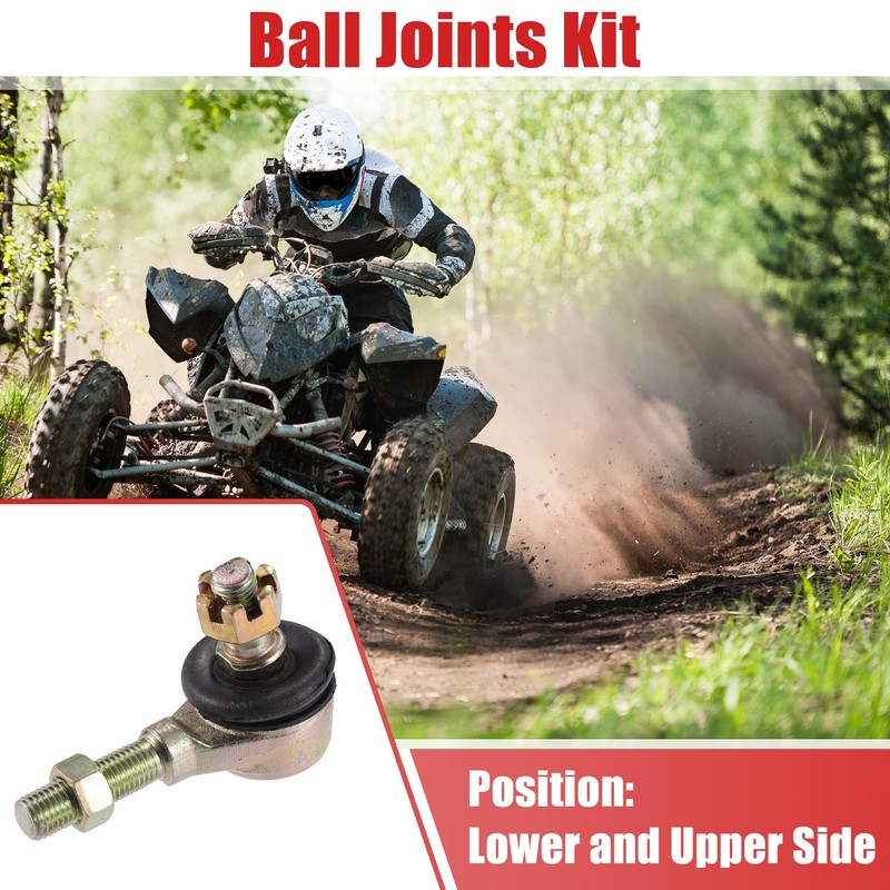 A ABSOPRO M10 x 1.25 Left Thread Right Ball Joint