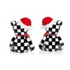 MACKENZIE-CHILDS Courtly Santa Bear Salt & Pepper Set