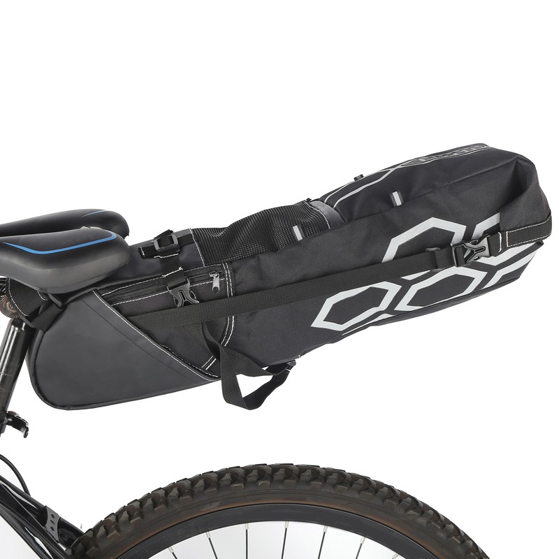 Mountain Bike Saddle Bag Waterproof Large Capacity UnderSeat Tail Bag