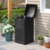 Homall 35 Gallon Outdoor Trash Can, Garbage Can with Lid,