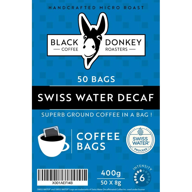 Black Donkey Coffee Roasters | 50 Coffee Bags | Swiss