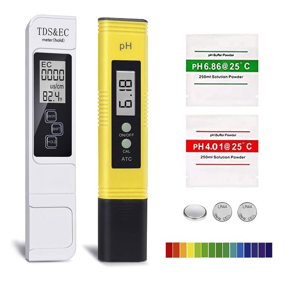 Yuentoen Water PH Meter and TDS Tester Combo, 3 in
