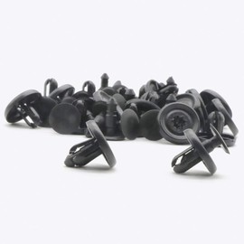 JUTOSU 100pcs 7mm Hole Diameter For Toyota Push Engine Under Cover Retaining Clip Hole Rivet Fastener Mud Flap Nylon Bumper Fender Clip Fender Clip Fastener For Toyota