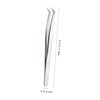 Ipetboom Grafting Eyelash Tweezers Stainless Steel High Precision Applicator for