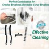 3 Pcs Crevice Cleaning Brush Hard Bristle Crevice Gap Brush