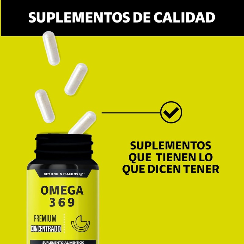 Beyond Vitamins High-Potency Omega 3 6 9 Supplement - DHA