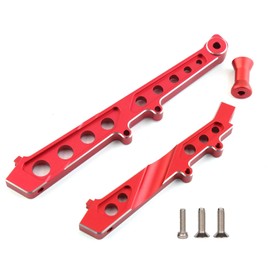 Alloy HD Chassis Brace Set for Front Rear Brace for Arrma Limitless V1, Felony/Infraction 6S BLX Upgrade Parts Aluminum Center Cars Hopups Part, Replaces ARA320511, Hop Ups Support Frame