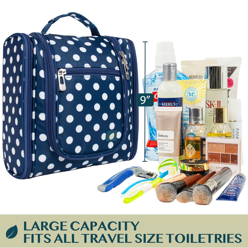 PAVILIA Toiletry Bag Travel Bag for Men and Women Hanging