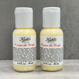 Kiehl's 2pcs Kiehl's Creme De Corps Creme Moisturizer 30ml*2 Travel Size Total 2oz