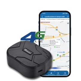 4G LTE GPS Tracker,GPS Tracker 4G Auto 10000mAh Real-Time Location Tracker/Geo-Fence Alarms/Free App, 4G GPS Ortung 80 Tage Standby Starker Magnet Wasserdicht Tracker und Anti Lost GPS Locator