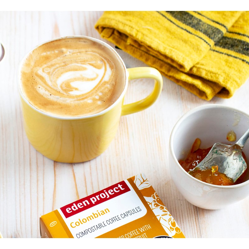 THE EDEN PROJECT 100 COLOMBIAN Home Compostable Coffee Pods -