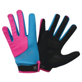 Dare 2b Forcible Women's Lightweight Durable Ergonomic Cycling Gloves - Cyber Pink, Large