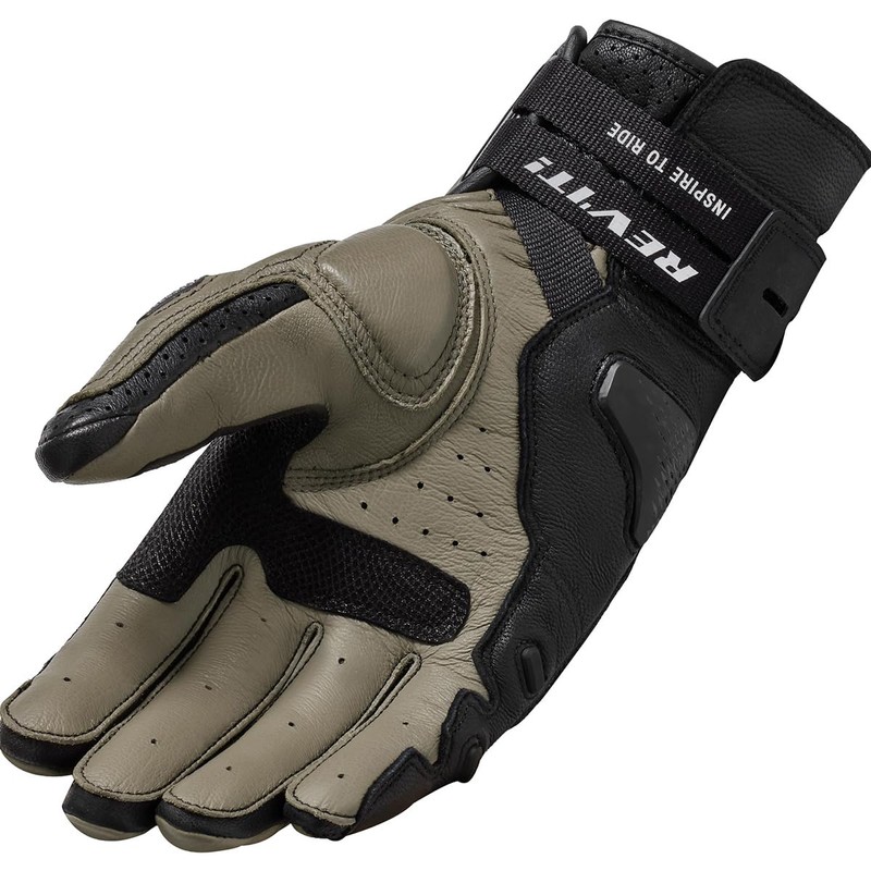 REV'IT! Cayenne 2 Adventure Motorcycle Gloves (Black/Sand - X-Large)