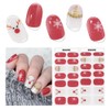Tiras de gel semicuradas para uñas, 28 piezas de pegatinas