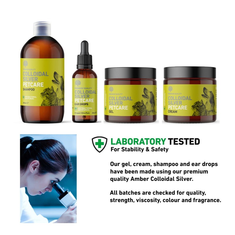 Nature's Greatest Secret Antibacterial Soothing Premium Quality Colloidal Silver Petcare