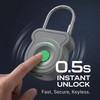 2026 Upgrade Smart Fingerprint Padlock - Keyless Lock with High-Resolution