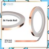 FERQUNE 3/16 Inch Silver Backed Copper Foil Tape for Stained