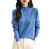 Chanyarn Women's Cashmere Long Sleeve Sweater Mockneck 2025 Fall Winter