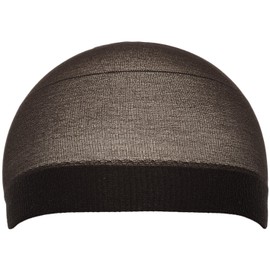 KMystic Unisex 2 Pack Stocking and Mesh Wave Wig Cap Snood (Black)