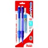 Pentel Champ Automatic Pencil with Lead and 2 Erasers, 0.7mm,