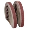 457mm x 13mm Mixed Grit Abrasive Sanding Belts Power File