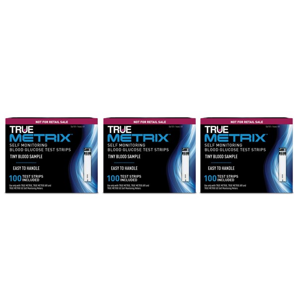 TRUE METRIX® Blood Glucose Test Strips NFRS 100ct - 3 Pack (300 Test Strips)