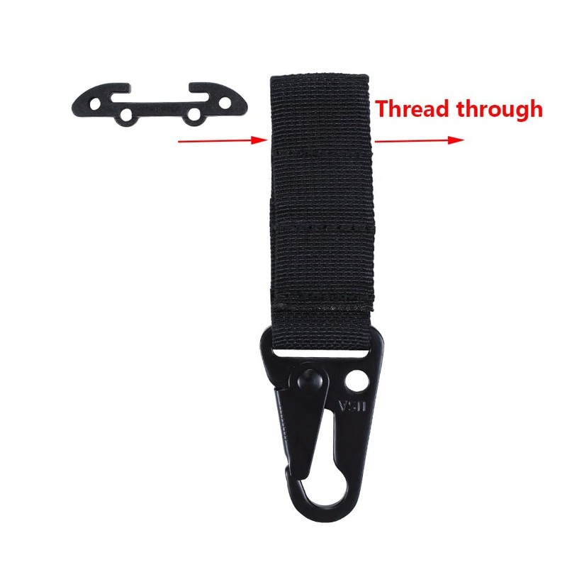 [KDTAC] Tactical Gear Molle Crash Hook/Hanging Carabiner T Mount MOLLE