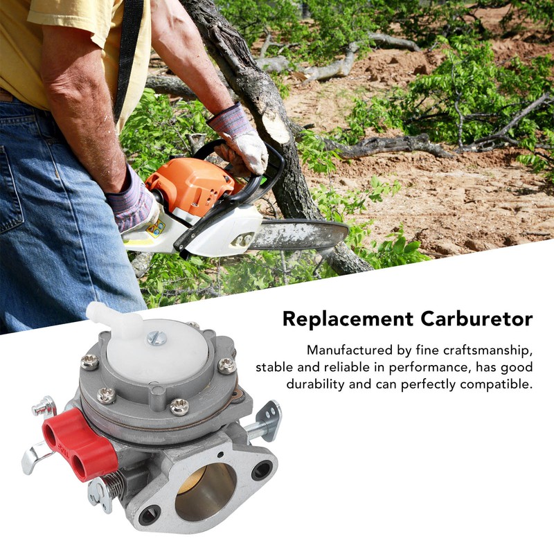 Chainsaw Carburetor Practical Aluminum ABS High Strength Chainsaw Replacement Carburetor