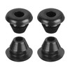 sourcing map 10Pcs Rubber Grommets 5mm Mount Dia, for 3mm