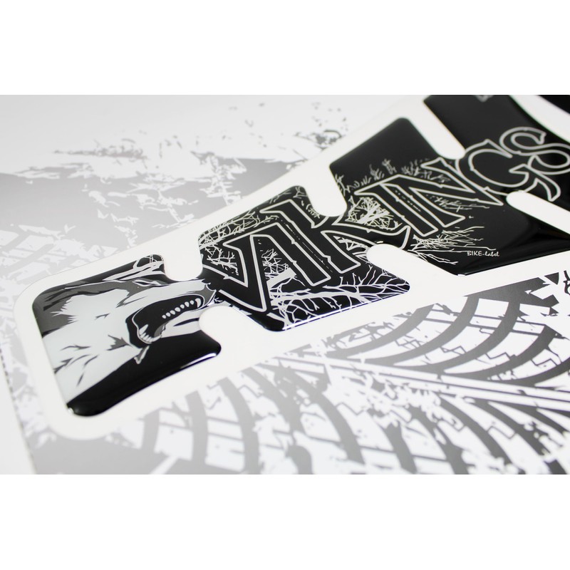 Tankpad Gel Sticker Motorcycle Vikings Fenris Wolf Compatible with Honda