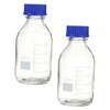 ABOOFAN 2pcs Reagent Bottles with Calibration Sample Sealing Containers Chemistry