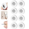 8PCS Magnetic Remote Control Holder – Wall-Mounted Storage Bracket, Non-Drilling