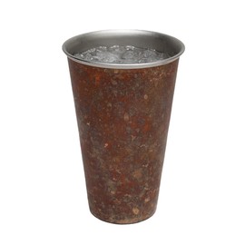 Copper Mules The TEXAS Tumbler SUPER TOUGH | Raw Copper Exterior will Patina creating AWESOME earth tones | Stainless Steel Interior | You will instantly FEEL the quality | 24oz capacity