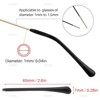 AUEAR, 10 Pairs Glasses End Tips Anti-Slip Silicone Ear Sock