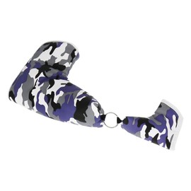 SEACLOUD Golf Blade Putter Cover Head Camouflage Pattern Headcover Protection with Magnetic Closure Headcovers Purple