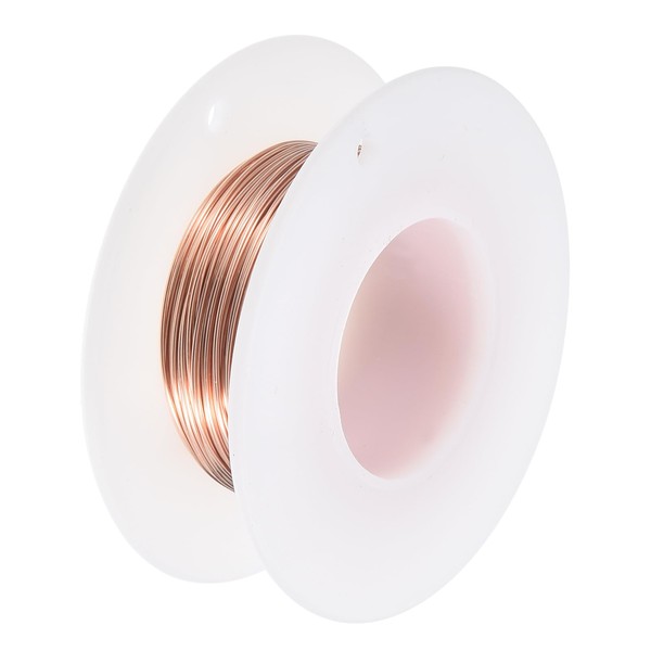 uxcell Soft Copper Wire (24 Gauge, 49 FT), 99.9% Pure