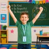 Hall Passes for Classrooms, 6 Set PVC Waterproof Bathroom Pass