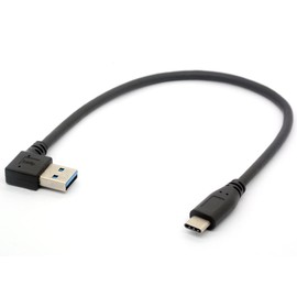 BSHTU USB C Cable USB 3.0 A Right to USB Type C Data Sync&Charge Cord USB-C Converter Adapter (Straight TypeC-3.0 Right)