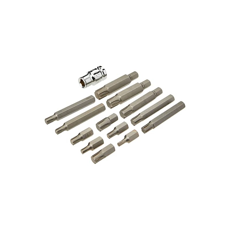 BERGEN DR RIBE 1/2" M5-M14 POLYDRIVE SOCKET BIT SET 30-75MM