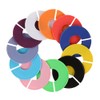 JIHUOO Pack of 10 Clothing Rack Size Divider Writeable Round