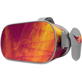 Decal Style Skin Wrap Compatible with Oculus Go Headset - Eruption (Oculus NOT Included)