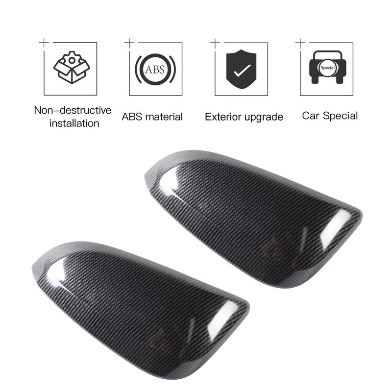 JeCar for 4Runner Carbon Fiber Side Mirror Cover Trim Decoration