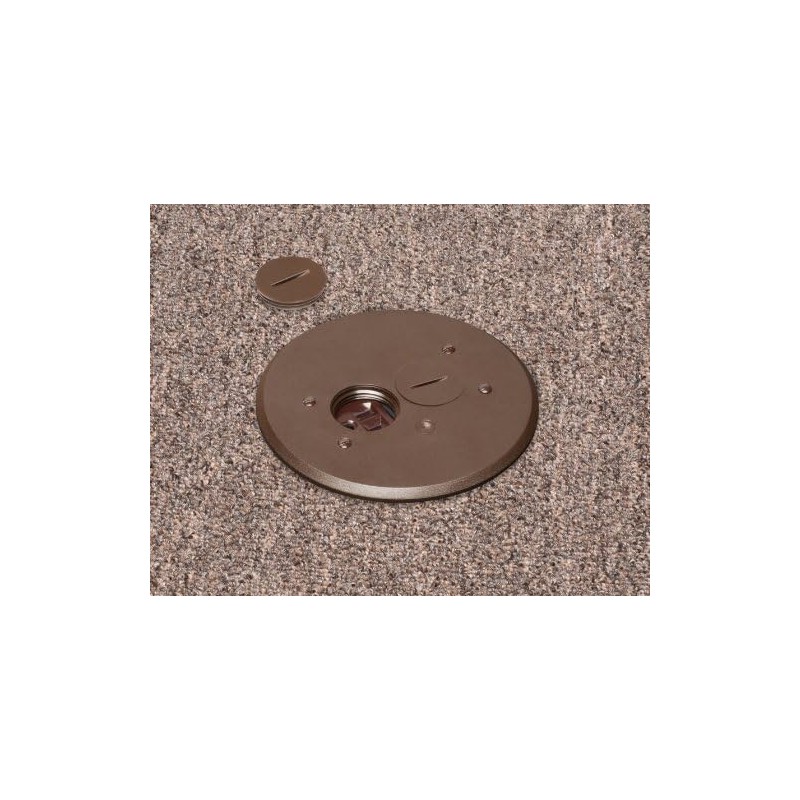 Arlington FLBAR101BR-1 Adjustable Round Floor Box Kit with Outlet and
