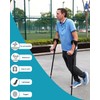 Antdvao Forearm Crutches Pair - Folding, Lightweight, Adjustable for Walking